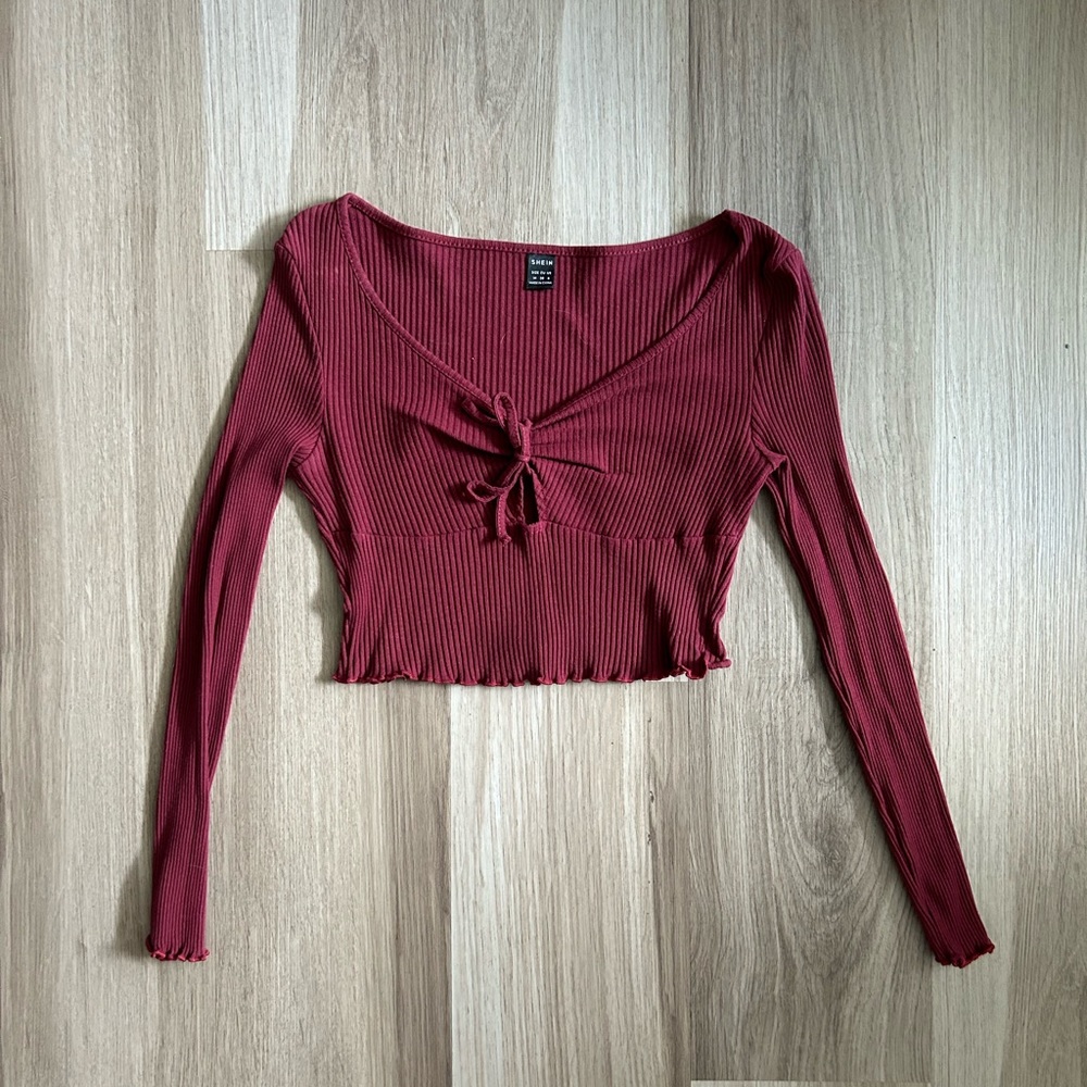 cropped long sleeve